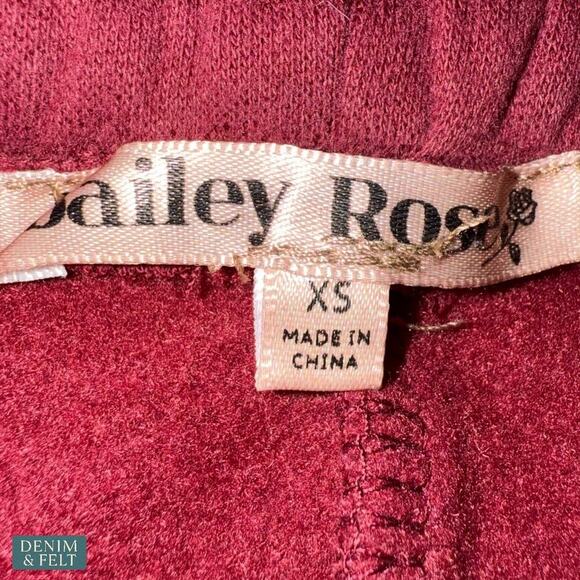 Bailey Rose Basic Cherry Coke Sweatshorts XS High Waist Casual Lounge Shorts NEW - Picture 5 of 7